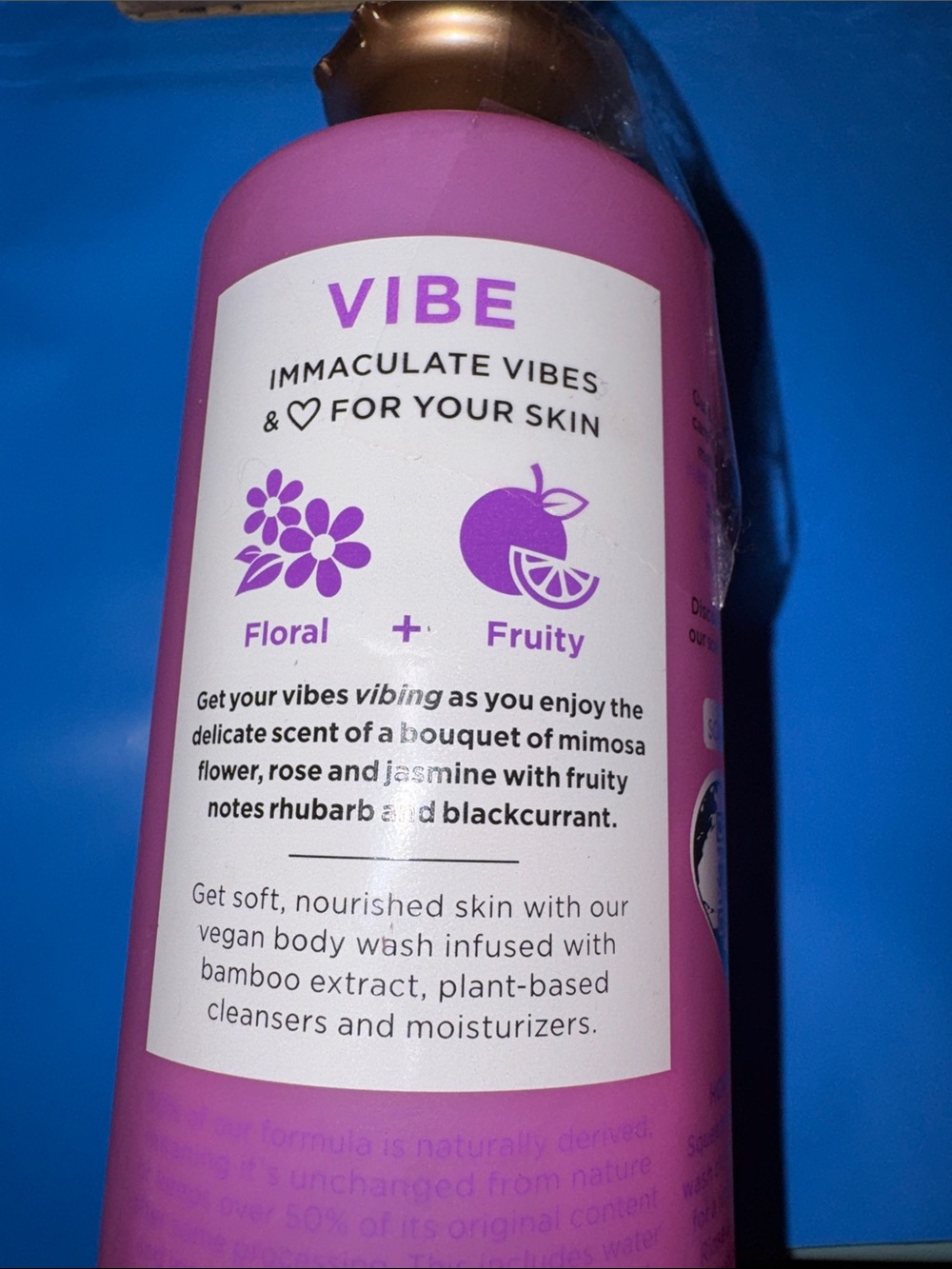 Beloved Vibe Mimosa Flower Vegan Body Wash - Picture 2 of 4